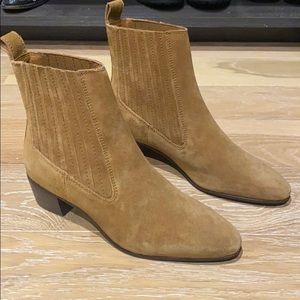 Zara suede boots 36